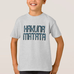 Camiseta Impressão de Arte em 3D Hakuna Matata
