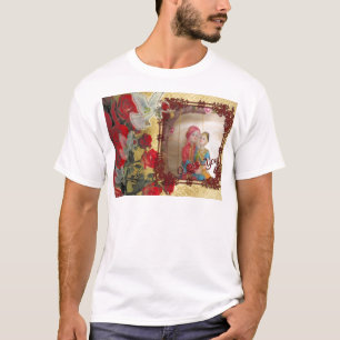 Camiseta Impressão de Arte Gráfica Doll de Casamento