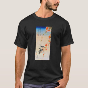 Camiseta Impressão de Arte Japonesa Hiroshige Woodblock Art