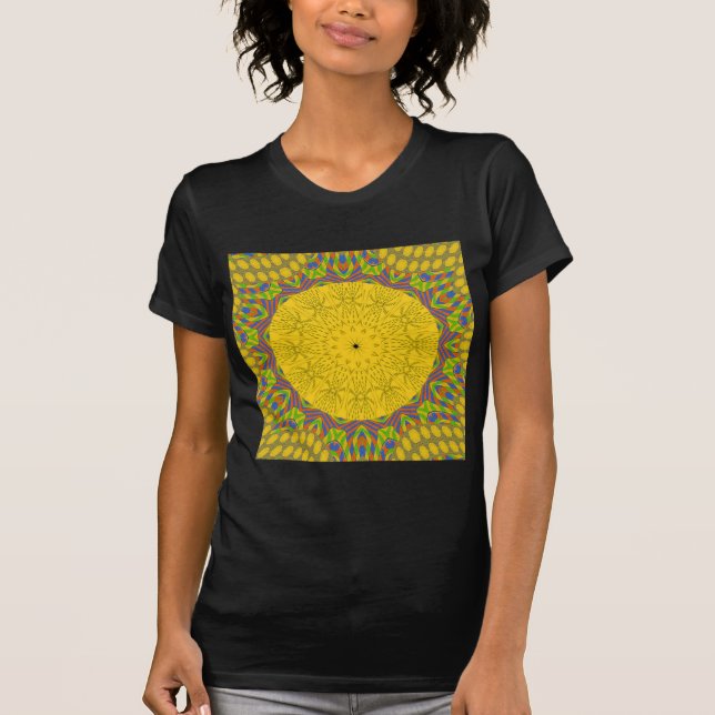Camiseta Impressão de arte-padrão egípcia (Frente)