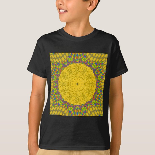 Camiseta Impressão de arte-padrão egípcia (Frente)