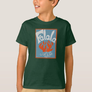 Camiseta Impressão de Bloco FaLaLa Vintage