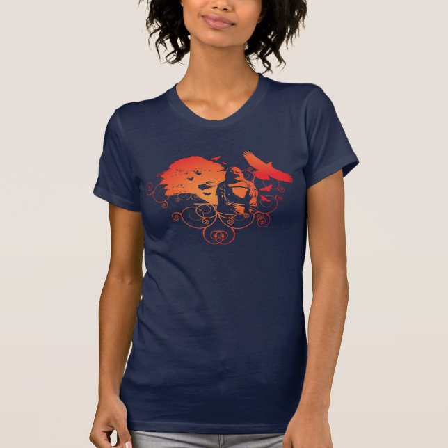 Camiseta Impressão de Buddha (Frente)