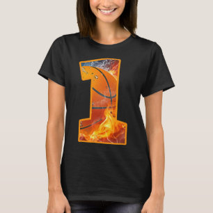 Camiseta Impressão de Bysketbyll de primeiro aniversario 1 