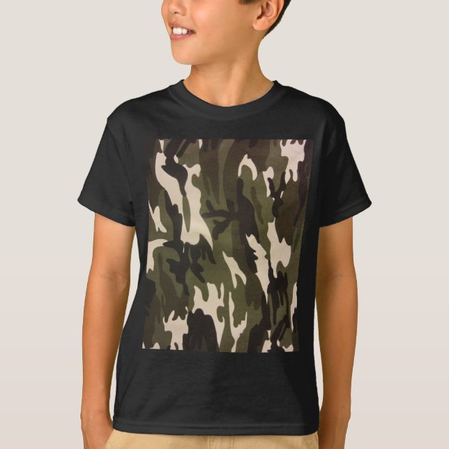 Camiseta Impressão de Camo (Frente)