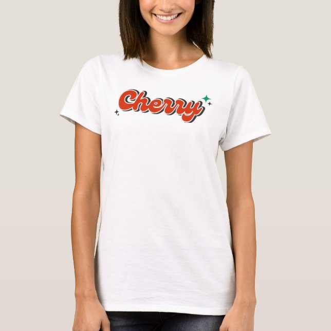 Camiseta impressão de "Cherry" (Frente)