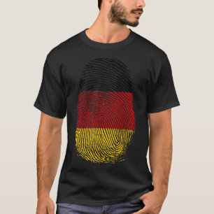 Camiseta Impressão de dedo - Alemanha Alemanha