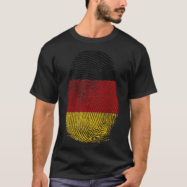 Camiseta Impressão de dedo - Alemanha | ALEMANHA (Frente)