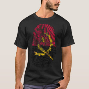 Camiseta Impressão de dedo - Angola