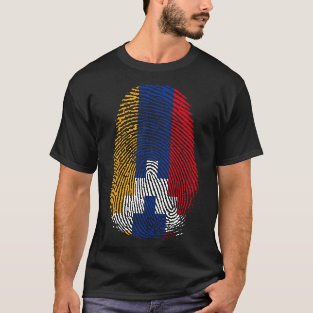 Camiseta Impressão de dedo - Artsakh (Frente)
