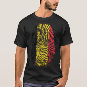 Camiseta Impressão de dedo - Bélgica