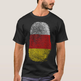 Camiseta Impressão de dedo - Ossétia do Sul