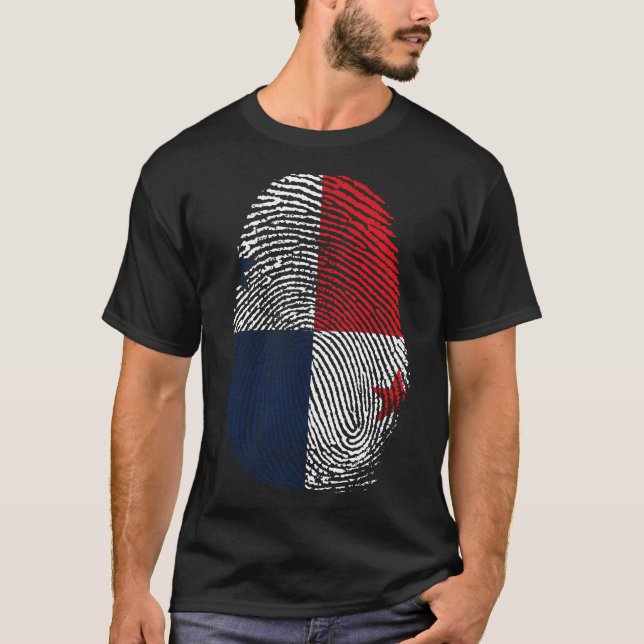Camiseta Impressão de dedo - Panamá (Frente)