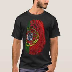 Camiseta Impressão de dedo - Portugal