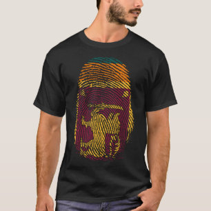 Camiseta Impressão de dedo - Sri Lanka
