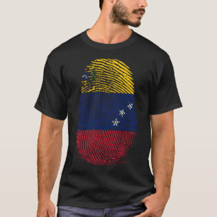 Camiseta Impressão de dedo - Venezuela