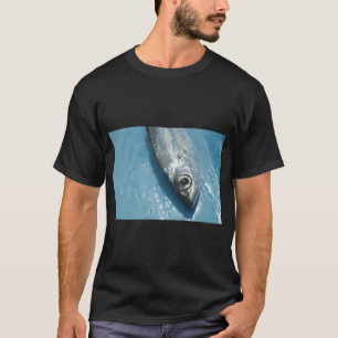 Camiseta impressão de fotografia de peixe