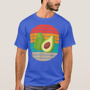Camiseta Impressão de Gráfico do Retro Avocado para Unise