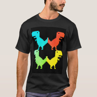 Camiseta impressão de imagem de dinossauro bebê