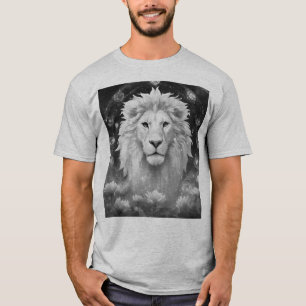 Camiseta impressão de leão