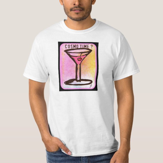 CAMISETA IMPRESSÃO DE MARTINI DO ROSA DO TEMPO DE COSMO (Frente)