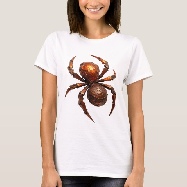 Camiseta Impressão de moda de ARTE ABSTRATA Prata Clássica (Frente)