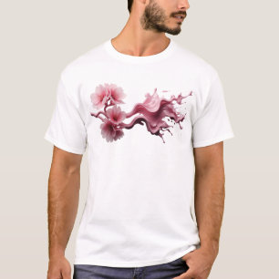 Camiseta Impressão de moda de FLOR ABSTRATA moderna