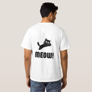 Camiseta Impressão de Moda de Gato Gato Gato - Design de Ga