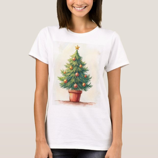 Camiseta impressão de Natal (Frente)
