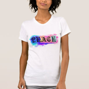 Camiseta Impressão de paz Design