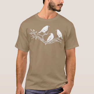 Camiseta Impressão de Presente legal Impressão Norse Raven