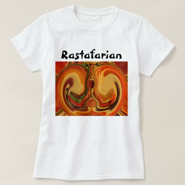 Camiseta Impressão de Roteiros de Tonalidade abstrato (Frente do Design)