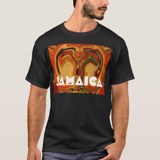 Camiseta Impressão de Roteiros de Tonalidade abstrato (Frente)