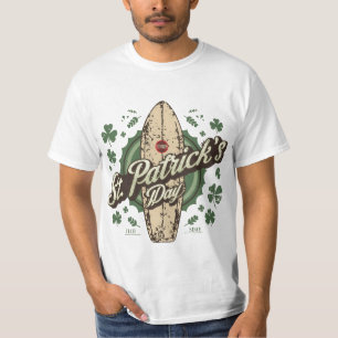 Camiseta Impressão de tela EUA - irlandês retrô verde