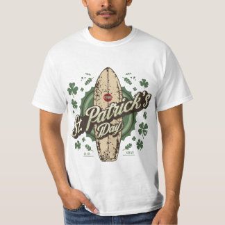 Camiseta Impressão de tela EUA - irlandês retrô verde