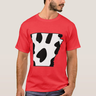 Camiseta Impressão de Vaca do Arkansas
