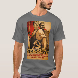 Camiseta Impressão de Vintage CCCP