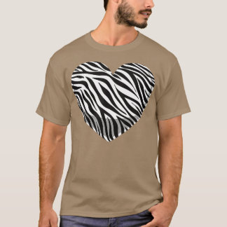 Camiseta Impressão De Zebra Engraçada Para Meninas Mulheres