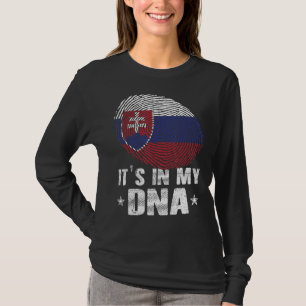 Camiseta Impressão Digital Bandeira Eslováquia Está no Meu 