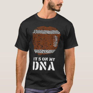 Camiseta Impressão digital de futebol Está no meu DNA