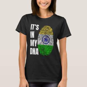 Camiseta Impressão digital DNA Biometria Índia