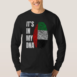 Camiseta Impressão digital DNA Biometria Sinalizador Emirad