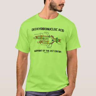 Camiseta Impressão digital do ácido Deoxyribonucleic do