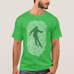 Camiseta Impressão Digital Esqui Esportes de Inverno Esqui