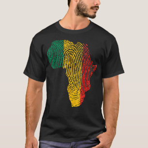Camiseta Impressão Digital História Negra Mês do Orgulho Af
