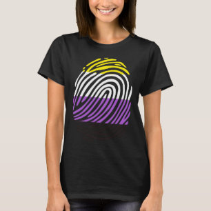 Camiseta Impressão Digital Não Binária