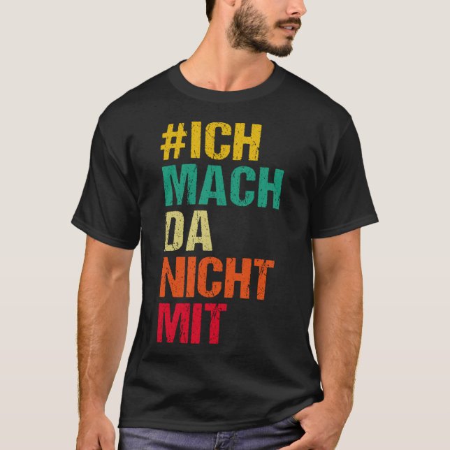 Camiseta Impressão digital Não participo da minha opinião (Frente)