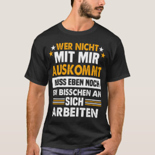 Camiseta Impressão digital Se você não se dar bem comigo vo