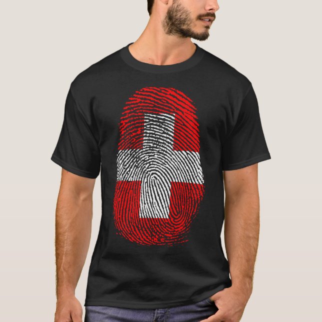 Camiseta Impressão Digital - Suíça (Frente)