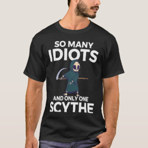 Camiseta Impressão digital Tantos idiotas e apenas um cicli